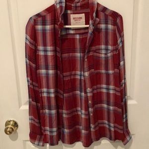 Red, white, & blue flannel